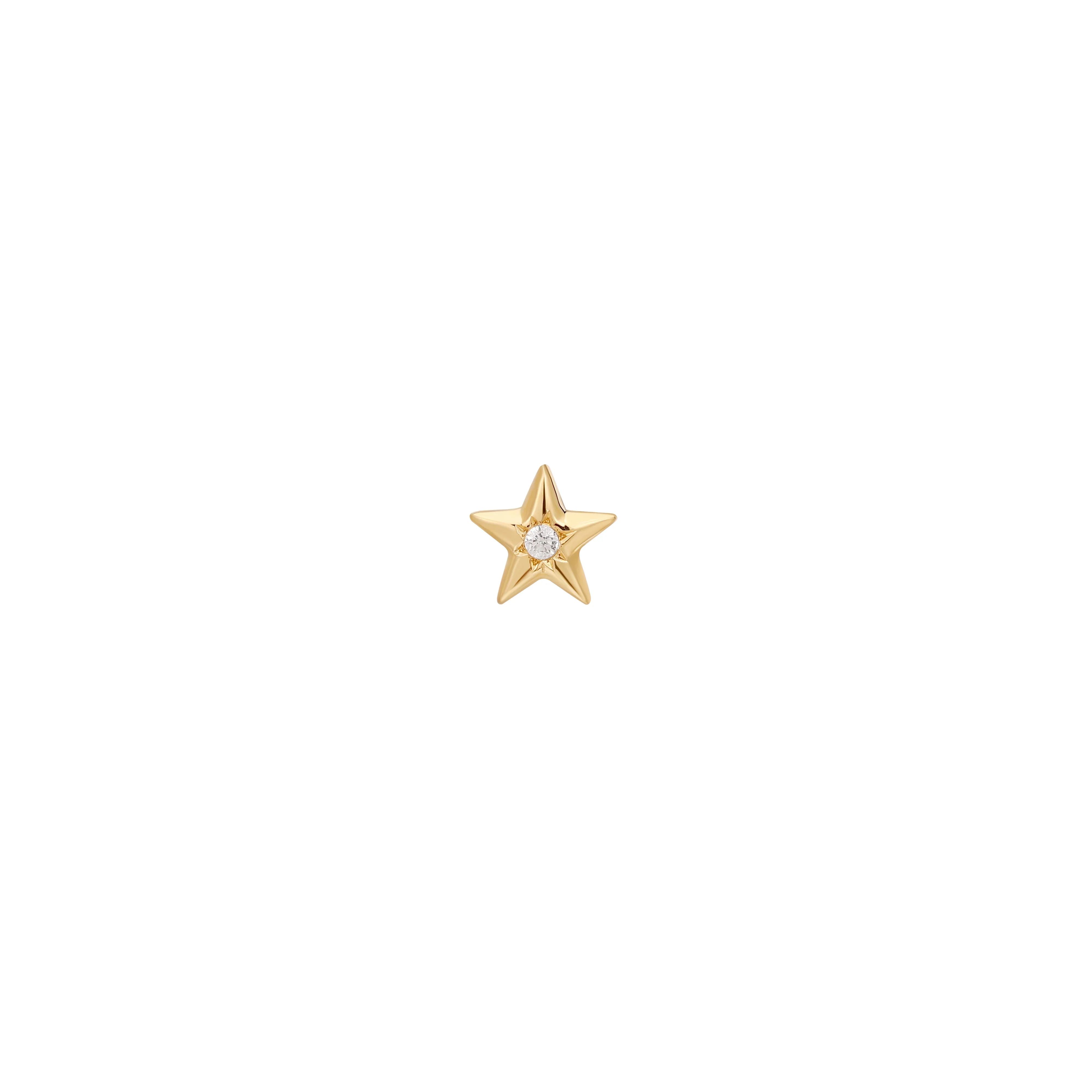 Stellar Threadless End with CZ - Image 4