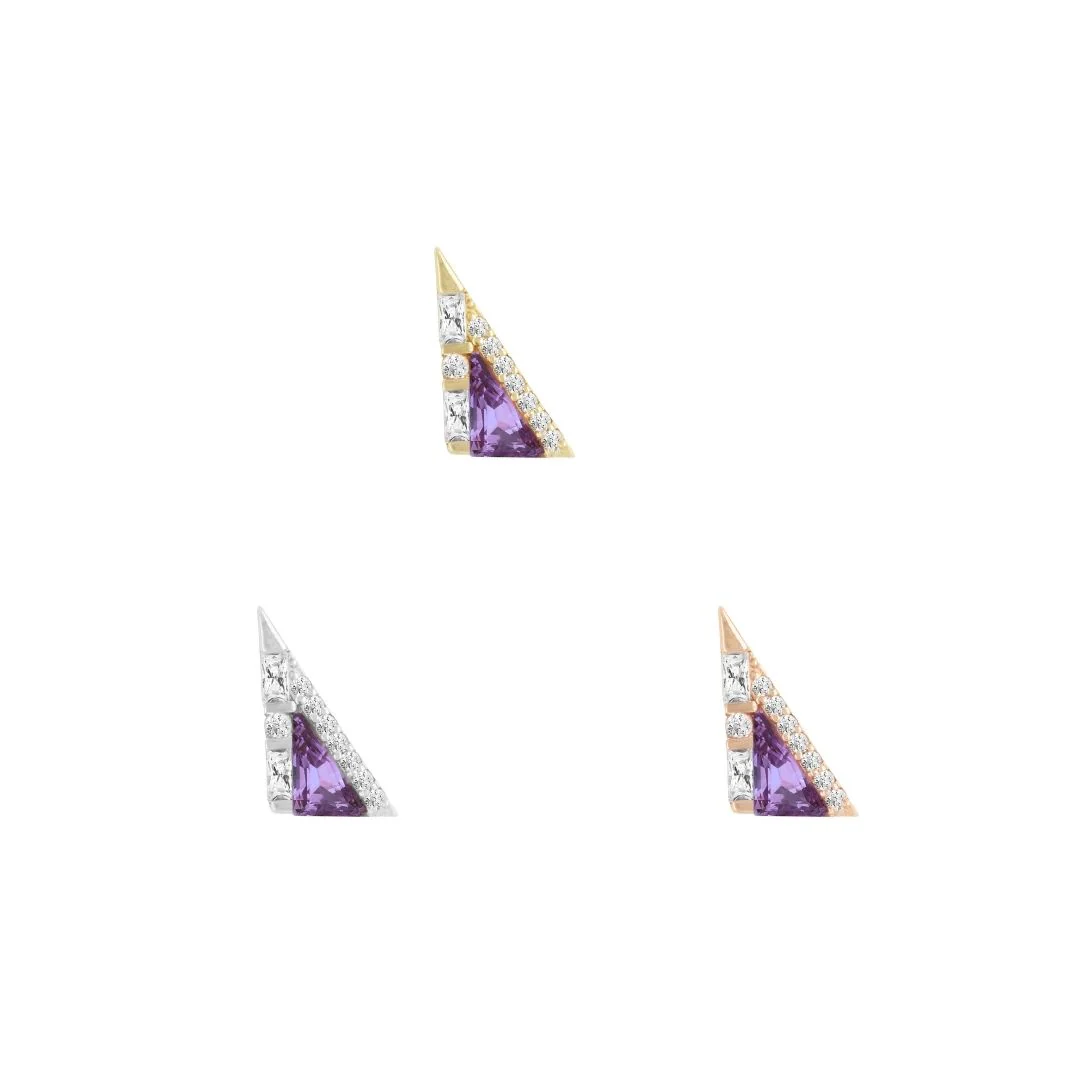 Transmission Threadless End with Amethyst