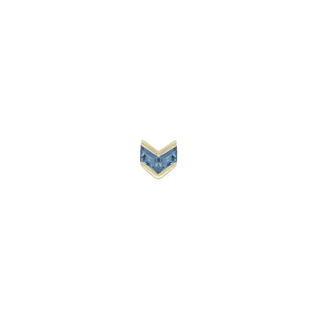Vande Threadless End with London Blue Topaz - Image 3