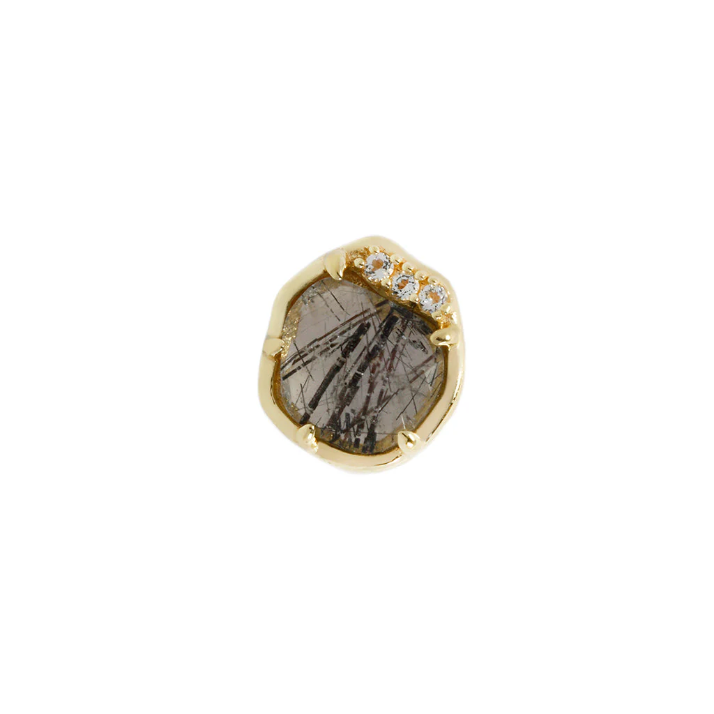 Vision Threadless End with Tourmalinated Quartz - Image 4
