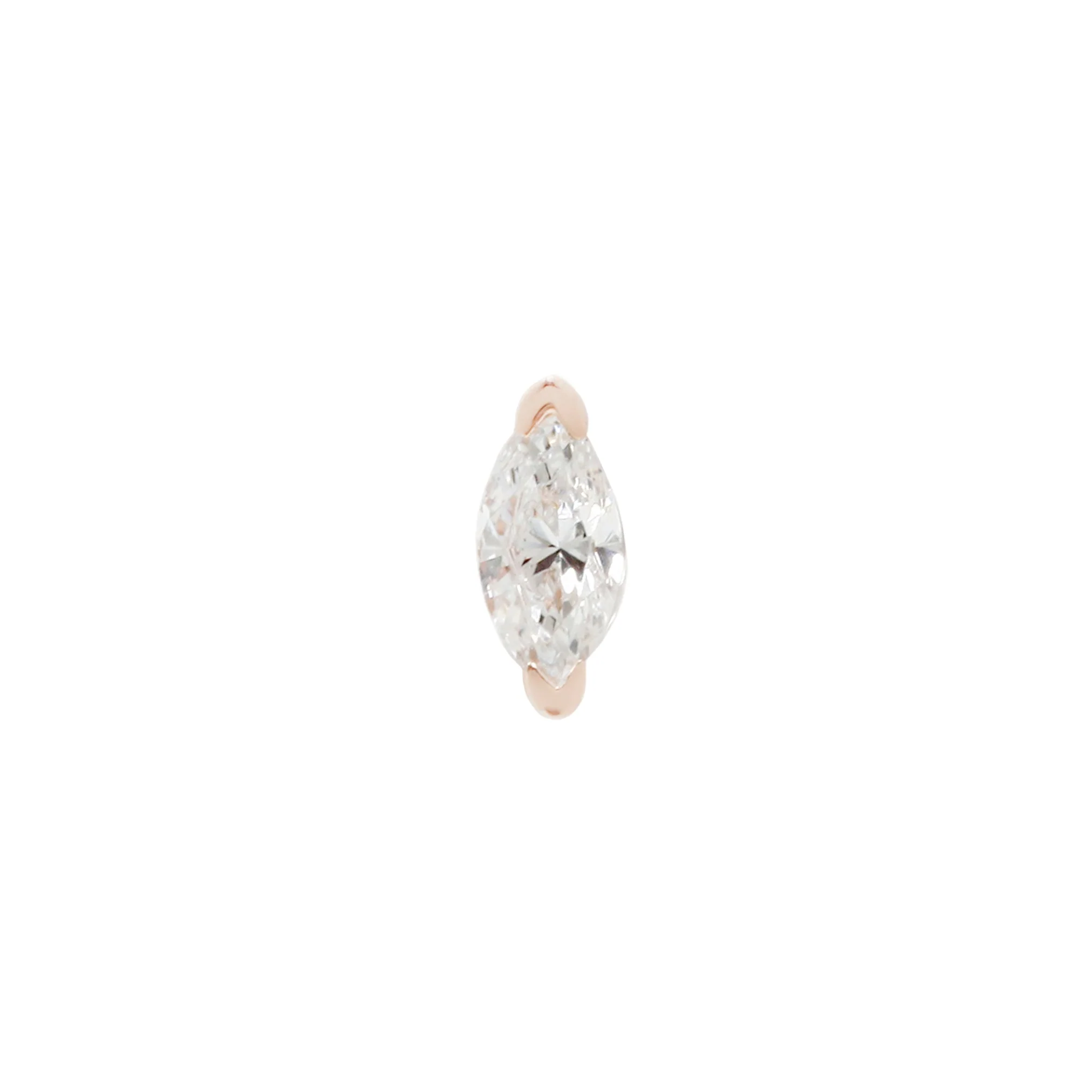 Zuri Threadless End with Diamond - Image 6