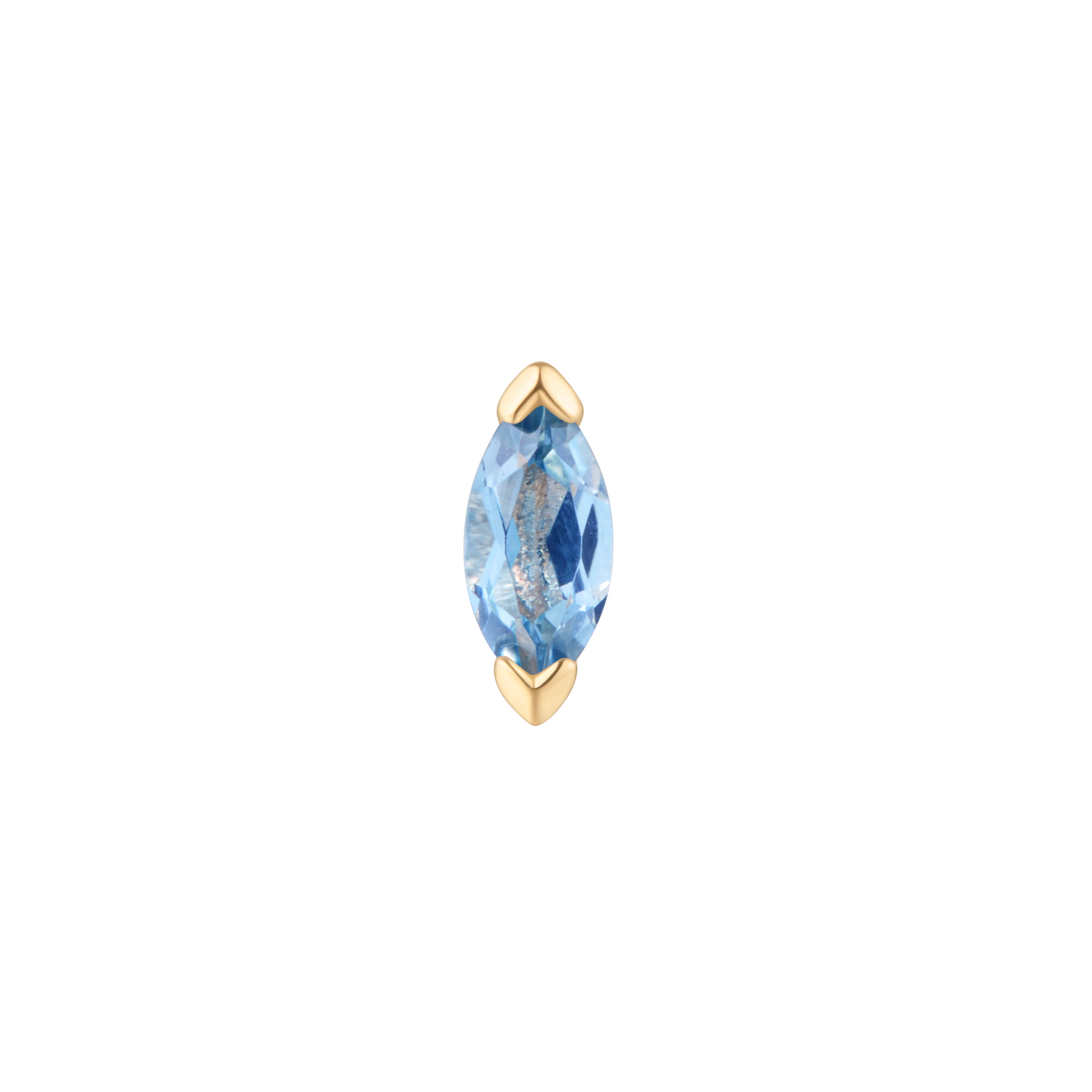 Zuri Threadless End with London Blue Topaz - Image 3