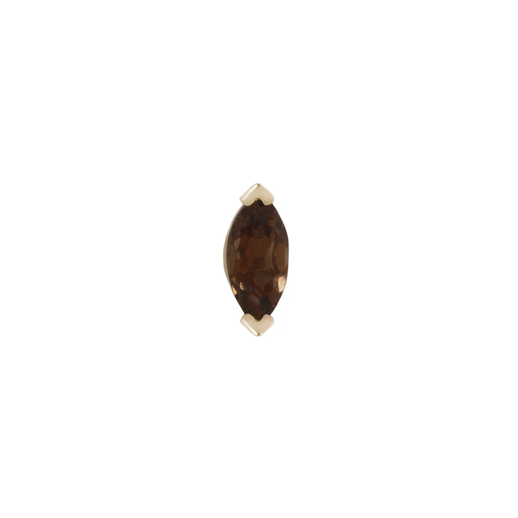 Zuri Threadless End with Smoky Quartz - Image 4